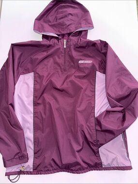 Reebok Two-Tone Plum/Lilac Hooded Pullover